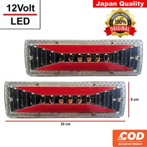 Stoplamp Lampu Variasi Panah Rem Belakang LED 12 Volt L300 Grand Max Carry Kijang Pickup Pikap Pick Up Panther Kedip 30cm