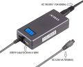 Slim Universal Laptop Charger 70W Replacement AC Adapter with Multi Connectors for HP BM Lenovo Thinkpad Dell Acer Delta Gateway Liteon Samsung Notebooks a. 
