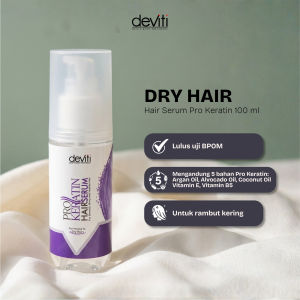 deviti Hair Serum Pro Keratin 100 ML Melembutkan Rambut Dry Hair Treatment BPOM All Varian