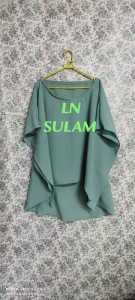 Outer Nazma Batwing Long Outer Perlengkapan Stelan gamis dan dress Baju daster Pakaian blouse Atasan Wanita Rompi Polos Perempuan seragaman cewek Kalong/Keleleawar Santai dan cardigan lebaran kondangan model motif Terbaru kaftan tunik pesta cokki.03