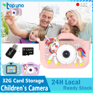 【Malaysia Ready Stock】Cute Cartoon Mini Digital Camera Full HD 1080P Portable Digital Video Toys Kids Digital Baby Camera With Birthday Gift For Kids