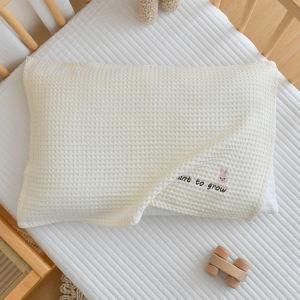 Summer Cool Bamboo Fiber Baby Pillow Towel Pillowcase Cartoon Thin Ice Silk Pillow Cover 30*50CM