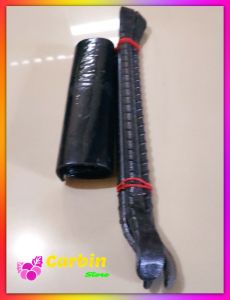 Alat tambal ban paket 2in1Cukit Pencongkel ban ulir 12mm+karet bakar