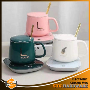 SUN HARDWARE Intelligent Ceramic Mug Smart 55 Degree Thermos Cup