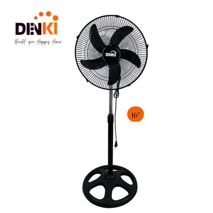 Denki Stand Fan 16 ASB 5 Leaves Lazada PH