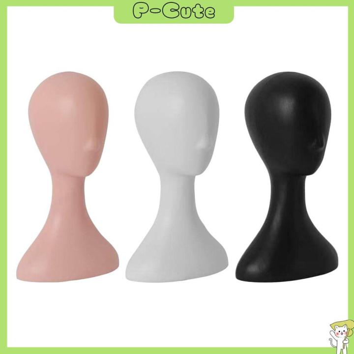 Wig Head Tall Female Foam Mannequin Wig Stand And Holder For Style Model And Display Hair Hats And Hairpieces Black - View #10