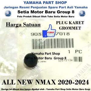 Plug Grommet Karet Cover Tutup Tangki All New Nmax N Max Asli Yamaha Surabaya