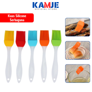 KAMJE Kuas Silikon Mentega Kue Roti BBQ Minyak Tahan Panas Anti Rontok Serbaguna
