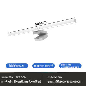 ไฟ LED ปกป้องสายตา สำหรับติดจอภาพ ลดแสงสะท้อน ตั้งเวลาได้ ประหยัดพลังงาน ปรับความสว่าง ปรับโทนสี 3 ระบบ เหมาะสำหรับนักทำงานและเกมเมอร์