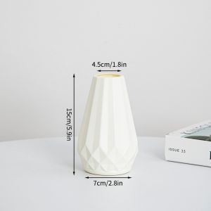 Nordic Modern Simplicity Basket Arrangement Plastic Vases Creative European Wedding Home Decor Desktop Ornament Decoration