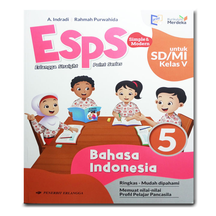 Buku ESPS Bahasa Indonesia Kelas 5 SD Kurikulum Merdeka | Lazada Indonesia