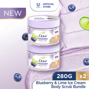 [Bundle of 2] Dove Ice Cream Body Scrub 280g