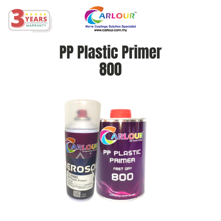 PP Plastic Clear Primer 800 Fast dry Good adhesion for Bumper, Multiple