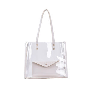 Tas Tote Bag Wanita Jinjing Simple Serbaguna Mika Bening