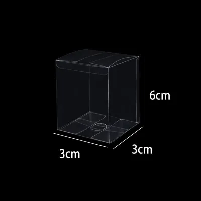 🇲🇾 🏆 Kotak Hantaran Perkahwinan Murah Jernih Hidden Transparent PVC Waterproof Folding Carton Cube Clear Candy Cake Box