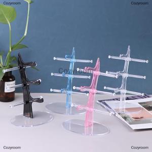 [COD] Cozyroom 3Pair Acrylic Show Rack Counter Eyeglasses Stand Holder Transparent Organizer