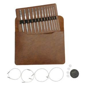 SC Tunisian Crochet Hook Set Interchangeable Circular Knitting Needle 3-10 0mmFast shipping