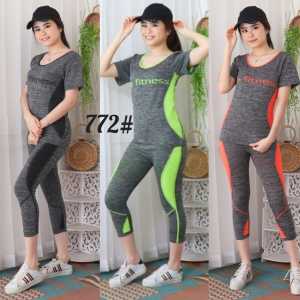 Femme Ols - Setelan Olahraga Wanita / Set Olahraga / Aerobic / Yoga 772