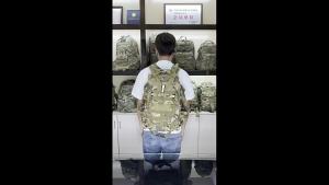 Morning Glory Multifunctional Outdoor Camouflage Backpack Tactical Large Capacity Backpack Military Fan Sports Travel Mountaineering Bag #