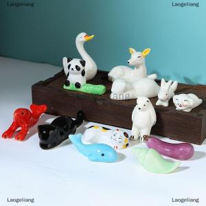 [COD] Laogeliang Dễ Thương Động Vật Gốm Sơn Bàn Chải Bút Chủ Viết Bàn Chải Chủ Trung Quốc Thư Pháp Chủ Bút Nhà Mini Dễ Thương Nhỏ Đồ Trang Trí Gốm Sứ Đũa Chủ Trang Trí