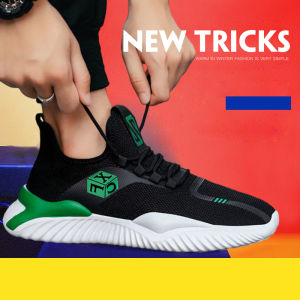 รองเท้าผ้าใบทรงบอย ✨ เท่ห์ไม่ไหว สีเขียวเหนี่ยวทรัพย์สุด ตัดกับสีดำ คือว้าวมากซิส