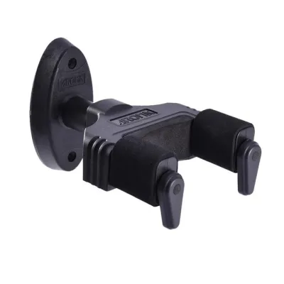 AROMA AH-85 Universal Guitar Hanger Hook Holder Wall Mount with Auto Grip System EVA Cushion for Bass Ukelele Mandolin Banjo String Instruments