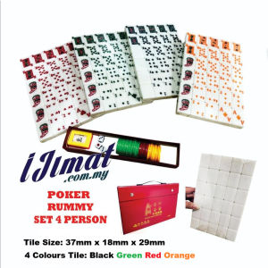 RM38 Poker Rummy Mahjong 4 Players 4人拉米 Mahjong Rummy Lami Poker