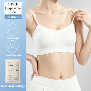 Disposable Bra EO Sterilized Individually Packed Wireless Padded Breathable Underwear Travel Home Portable