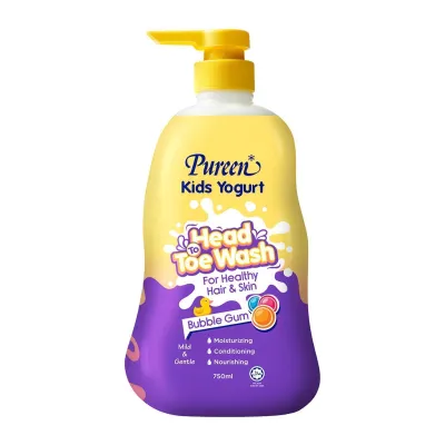 Pureen Kids Yogurt Head To Toe Wash Bubble Gum