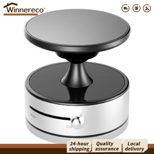 Double-Side Magnetic Car Phone Mount with Vacuum Adsorption Fits All Smartphones Ideal for Car Dashboard Mirror and Shower