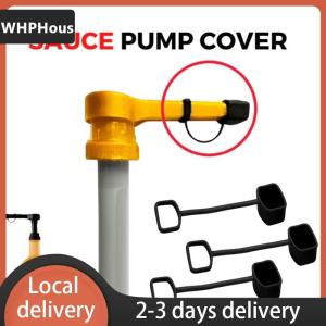 [COD] WHPHous Ship within 24 hours 5 10 PCS Coffee Syrup Pump Tip Cap Covers Pourer Cap Syrup Covers Caps Silicone Fits For Syrup Pump Pour Dispenser