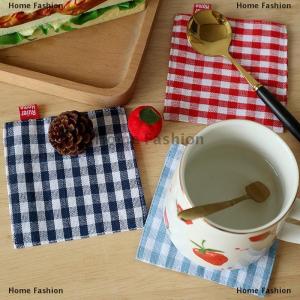 [COD] Home Fashion 1 5pcs Fabric Coaster Tea Towels Double Cloth Placemat Pure Cotton Insulation Pad Mug Pad Kitchen Table Decor