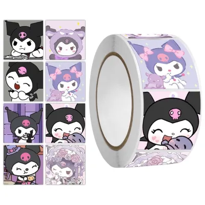 500Pcs/Roll sanrio Sticker Shaped Seal Labels Package Label Pacha Dog Sticker various colors choose