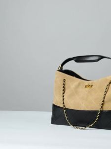 YIMO Suede Handbag Small Style Chain Bag Light Luxury Genuine Leather Large Capacity Womens Commuter High-end Single Shoulder Bag