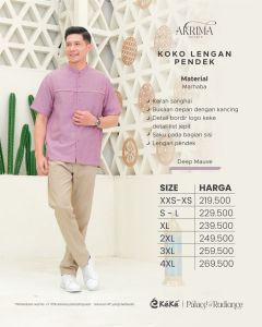 TERMURAH SARIMBIT KEKE AKRIMA DEEP MAUVE TERBARU KEKINIAN SPESIAL LEBARAN 2026 KONDANGAN HANGOUT