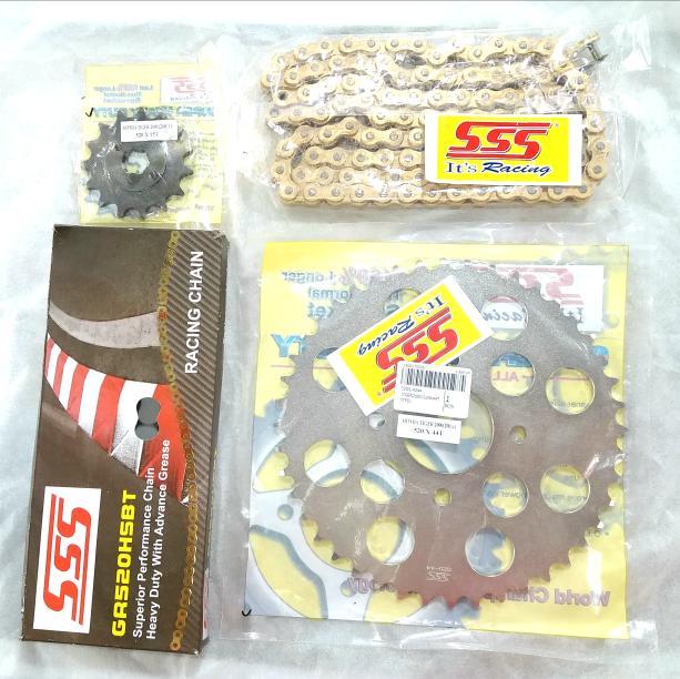 Gearset SSS Tiger 200cc Tipe 520 / Girset / Gear Set SSS Tiger 200cc