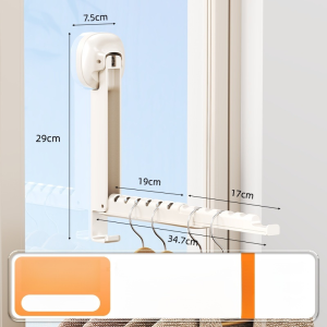 Multifunctional indoor invisible drying telescopic rack