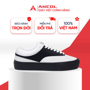 {Siêu cuối tháng} Giày sneaker thời trang Ancol Heron Atmos cho Nam Nữ Size 36-43Vải xéo canvas loại 1 đế cao su Đế Bằng êm chân thoáng khí.