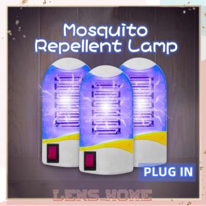 LED Electric Mosquito Killer Night Lamp Fly Bug Insect Trap Pest Repeller Lamp Manual Switch Plug In Household Indoor