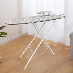 【Ready stock】ironing board 7-speed adjustment foldable Adjustable Height Sturdy Legs Iron board /Papan Seterika
