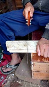 Gergaji potong Kayu gergaji tangan Multifungsi bahan baja selendang siap pakai kikir tajam