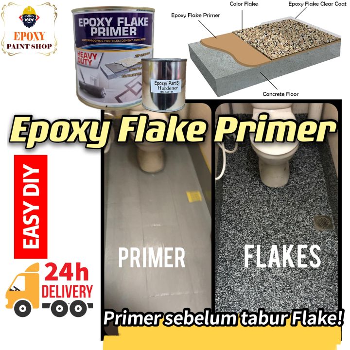 Epoxy Flake Primer / Epoxy Flake Undercoat (Paint it before Tabur Epoxy