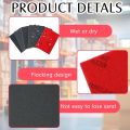 60 miếng bọt biển chà nhám 320-2500 grit, miếng chà nhám siêu mịn, khối chà nhám mềm, miếng chà nhám ướt khô, giấy nhám siêu mịn cho đánh bóng mô hình, vác. 