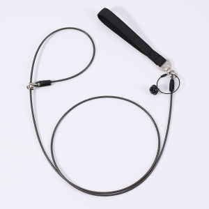 2026 Hot Sale [ Shipped from China ] Steel wire dog leash and collar integrated dog walking leash for small and large dogs P Dog leash p Rope B3