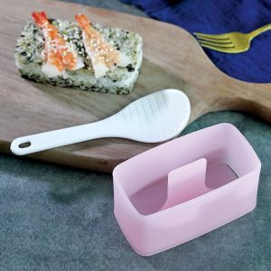 Rice Mould Musubi Molder Maker Rectangular Layer Mold Box Scoop Onigiri Meat Press Plate Mold Box