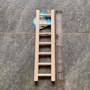 บันไดไม้เล็ก (L) 28*8cmสําหรับนก ชูก้า กระรอก ให้นกเกาะเล่น ออกกําลังกาย แต่งกรง กว้าง 8 cm ยาว 20 cm