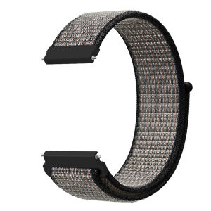 Zionia 20mm Nylon Sport Loop Watch Strap for Garmin Forerunner 70/170/165/55/245 Music/645 570 42mm Venu SQ Approach J1/S12/S40/S42/S44/S50 Vivoactive 6 5 3 Vivomove Luxe/HR/Style/Trend D2 Air X10 Amazfit Active Bip U Pro GTS 4 Mini 2 2E Haylou RS4 Plus