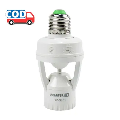 Lampu Sensor Gerak Otomatis Manusia Menyala Siang Malam Colokan Fitting E27 Infrared PIR