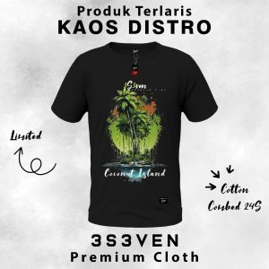 T-shirt Baju Kaos Distro Premium cowo clasik cotton 24 S -  3S3ven Clothing Official