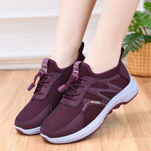 Free Shipping WomenS Walking Shoes 2026 Spring Collection New Style Soft-Soled Lightweight Comfortable For Middle-Aged And Elderly Women Breathable Casual And Sporty